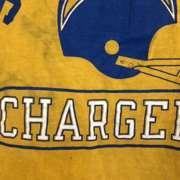 Vintage San Diego Charger T Shirt (S) - Picture 5 of 8